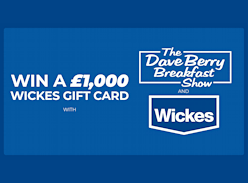 Win £1,000 Gift Card With Wickes