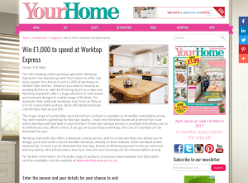 Win £1,000 to spend at Worktop Express