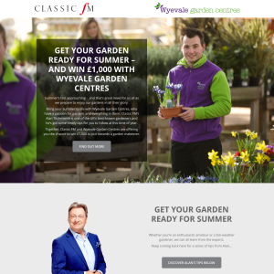Win 1,000 with Wyevale Garden Centres