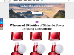 Win 1 of 10 bottles of Shiseido Power Infusing Concentrate