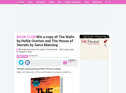Win 1 of 10 copies of The Walls and The House of Secrets