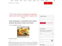 Win 1 of 10 Fiskars' Ultimate Kitchen Knife Bundle This Autumn