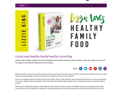 Win 1 of 10 Lizzie Loves Healthy Family Food by Lizzie King