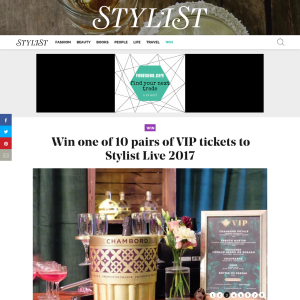 Win 1 of 10 Pairs of VIP Tickets To Stylist Live, Olympia London