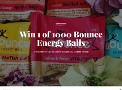 Win 1 of 1000 Bounce Energy Balls