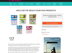 Win 1 of 15 Grace Your Face skincare products
