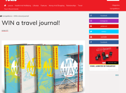 Win 1 of 15 travel journals