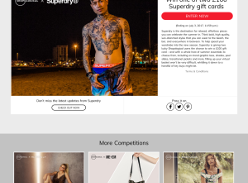 Win 1 of 2 £100 Superdry gift cards