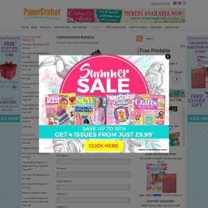 Win 1 of 2 Cardmaking bundle from Hunky Dory