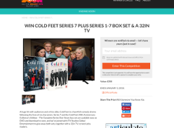 Win 1 of 2 Cold Feet box set & 32in TV