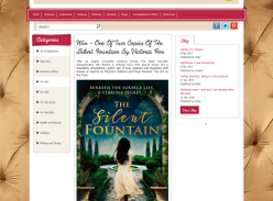 Win 1 of 2 copies of The Silent fountain by Victoria Fox