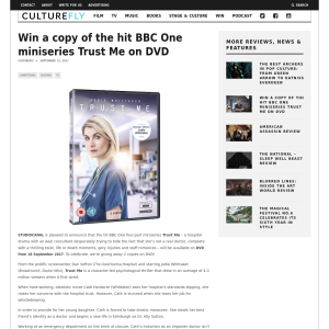 Win 1 of 2 copy of Trust Me on DVD