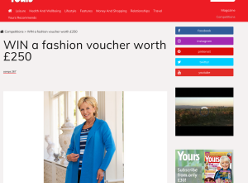 Win 1 of 2 fashion voucher worth £250