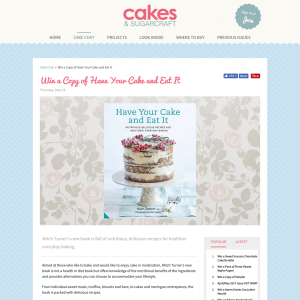 Win 1 of 2 Have Your Cake & Eat It By Mitch Turner Book