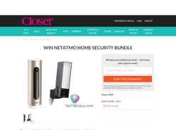 Win 1 of 2 Netatmo home security bundle
