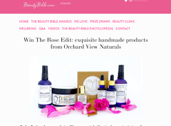 Win 1 of 2 sets of exquisite handmade products from Orchard View Naturals