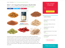 Win 1 of 2 Superfood Hampers Worth £50