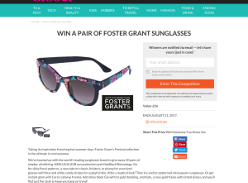 Win 1 of 20 Foster Grant Sunglasses