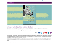 Win 1 of 25 A House Full of Daughters by Juliet Nicolson