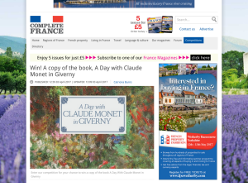 Win 1 of 3 copies of the book, A Day with Claude Monet in Giverny