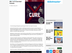 Win 1 of 3 Cure Dual Formats