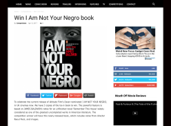 Win 1 of 3 I Am Not Your Negro