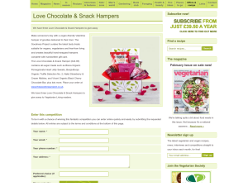 Win 1 of 3 Love Chocolate & Snack Hampers