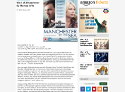 Win 1 of 3 Manchester By The Sea DVDs
