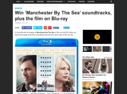 Win 1 of 3 Manchester By The Sea soundtrack and the film on Blu-ray
