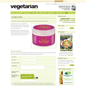 Win 1 of 3 sets of vegan-friendly SuperFruit Complex products
