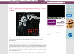 Win 1 of 3 Signed Promo Copy of Mauro Dirago's Debut Album