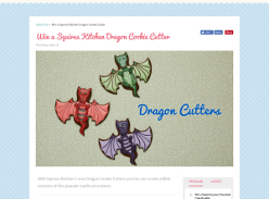 Win 1 of 3 Squires Kitchen Dragon Cookie Cutter