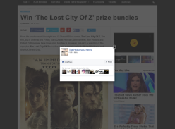 Win 1 of 3 The Lost City of Z merchandise bundle