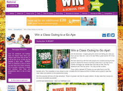 Win 1 of 4 A Class Outing to a Go Ape for pupils and their teachers