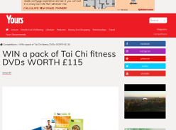 Win 1 of 4 packs of Tai Chi fitness DVDs WORTH £115