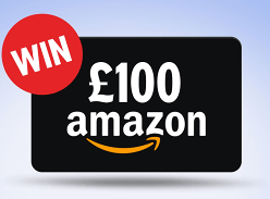 Win 1 of 5 £100 Amazon vouchers