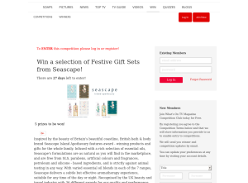 Win 1 of 5 Festive Gift Sets from Seascape