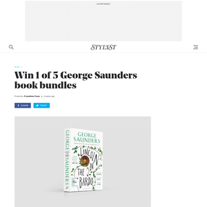 Win 1 of 5 George Saunders book bundles