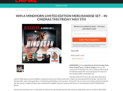 Win 1 of 5 Mindhorn merchandise set