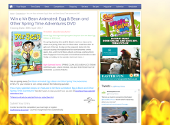 Win 1 of 5 Mr Bean Animated: Egg & Bean and Other Spring Time Adventures on DVD