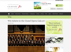 Win 1 of 5 pairs of tickets to Grand Opera Gala at the Southbank Centre
