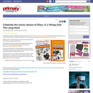 Win 1 of 5 sets of Diary of a Wimpy Kid: The Long Haul and The Wimpy Kid Movie Diary: the Next Chapter