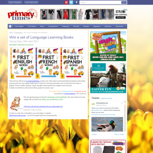 Win 1 of 5 sets of Language Learning Books