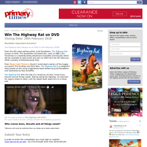 Win 1 of 5 The Highway Rat on DVD