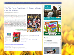 Win 1 of 5 The Pirate Craft Book: 15 Things a Pirate Can't Do Without