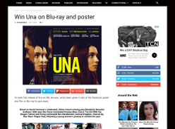 Win 1 of 5 Una on Blu-ray and a poster