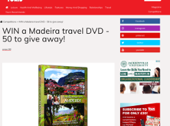 Win 1 of 50 copies of Footloose on Madeira on DVD
