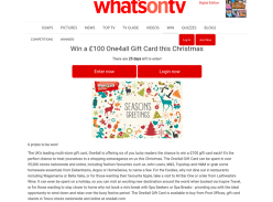 Win 1 of 6 £100 One4all Gift Card this Christmas