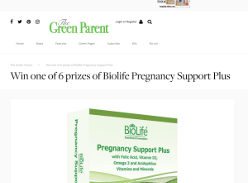 Win 1 of 6 Biolife Pregnancy Support Plus