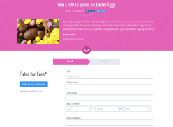 Win £100 to spend on Easter Eggs